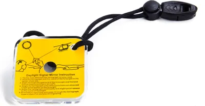 Produktbild von Signalspiegel mit Schlaufe Survival Rettungsspiegel Sonnenspiegel Heliograf