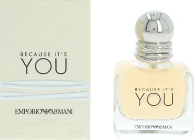Produktbild von Giorgio Armani Because It's You, Frauen, 30 ml, Nicht nachfüllbare Flasche, Neroli, Himbeere, Rose, Moschus, Vanille