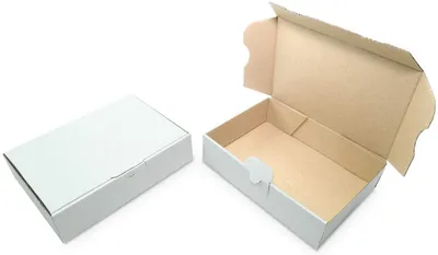 Produktbild von verpacking 100 Maxibriefkartons Versandkartons Faltschachtel Faltkarton Maxibrief 180 x 130 x 45 mm | Weiss | MB-2