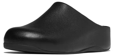 Obrázok produktu pre FitFlop Shuv – kožené papuče, dámske, čierna (Black 001), veľkosť 42 EU