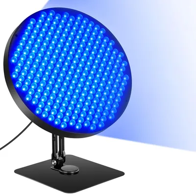 Produktbild von Bräunungslampe, 50W Tischplatte Bräunungslampe,460nm LED Licht,360°verstellbare,Tischständer mit Timerkabel,Schwarz