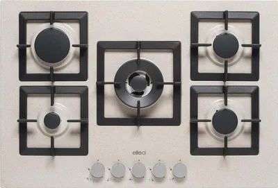 Immagine prodotto di Elleci Plano 75 G51 piano cottura Avena Da incasso 75 cm Gas 5 Fornelli
