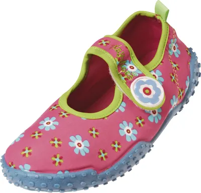 Produktbild von Playshoes UV-Schutz Aqua-Schuh Blumen, in pink, Größe 26/27