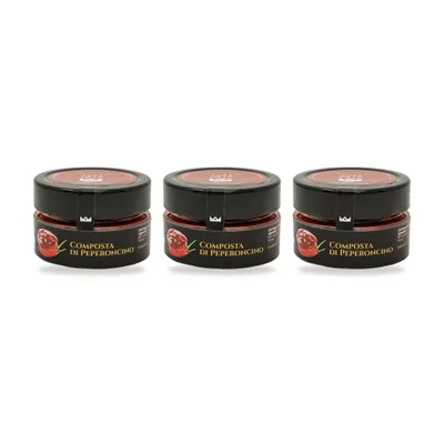 Produktbild von TubeORIGINAL Chili-Kompott mit 66 % kalabrischen Chilis und 27 % Paprika – 3er-Pack (3 × 110 g)