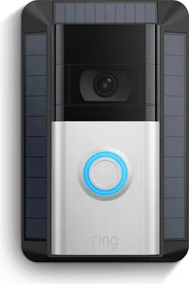 Produktbild von Ring Solarladegerät (2. Generation) für die akkubetriebenen Video Doorbell 3, 3 Plus, 4, Battery Plus und Pro.