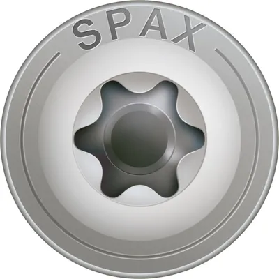Produktbild von SPAX HI.FORCE, Vollgewinde, Tellerkopf, T-STAR plus, 4CUT, Edelstahl rostfrei A2 - Größe: 8,0 x 100 mm - Menge: 50 Stück