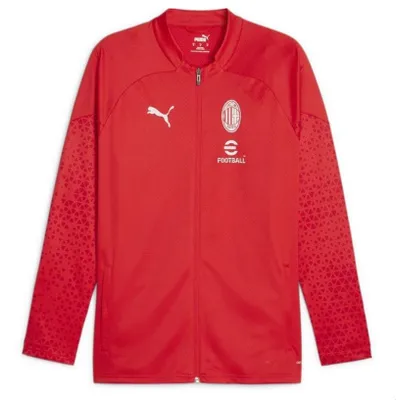 Obrázek produktu pro Pánská tréninková bunda PUMA AC Milan - oficiální fanouškovský článek v červené barvě / Sportovní bundy / Fotbalové bundy