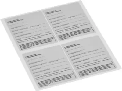 Productafbeelding van Hager Typeplaatje voor schakelapparatuurcombinatie volgens EN 61439, 95 x 115 mm, FZ10TS1D (artikelnummer: FZ10TS1D)