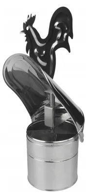 Produktbild von Schornsteinaufsatz - Rotierend - Abluft Ventilator - Säurefester Edelstahl - Ø 180 mm