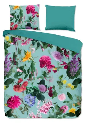 Immagine prodotto di Biancheria da letto "Imma" - Blu - (200x220 cm) - 100% cotone