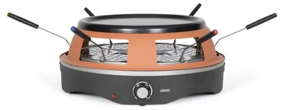 Pizzaofen 1200 W, 6 Mini-Pizzen Ø 10 cm, verstellbarer Thermostat