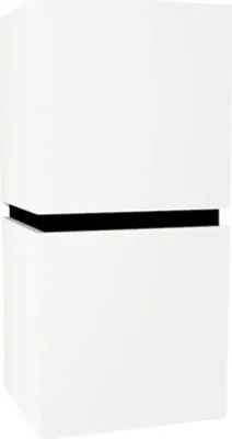 Obrázok produktu pre Kúpeľňová závesná skrinka Devo Viva 2.0 pravá biela matná 40 x 84 x 35 cm VV2-S2D1SP40x35-F83