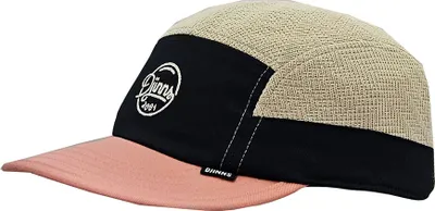 Produktbild von DJINNS 5 Panel Soft Flat Cap Summer Knit navy/khaki/rose