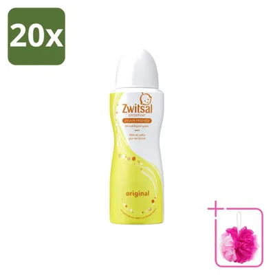 Immagine prodotto di 20 flaconi spray deodorante Zwitsal Origineel, 100 ml ciascuno, confezione risparmio, 20 pezzi