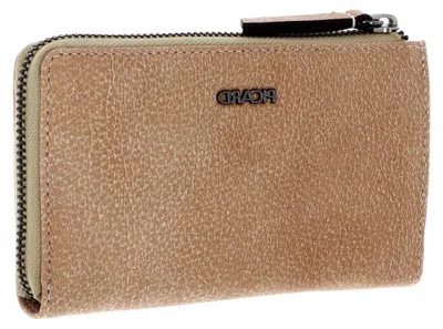 Produktbild von Leder Geldbörse Lesotho 1 Zip Wallet Cookie beige