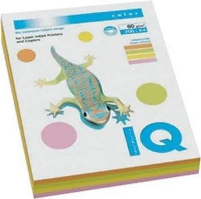Obrázok produktu pre Farebný papier A4 - 80 g zmes 5 módnych farieb á 50 listov
