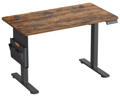 Obrázek produktu pro Výškově nastavitelný psací stůl s paměťovou funkcí | Černá barva | 100x60x72-120 cm