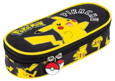 Obrázek produktu pro Polstrovaný sáčkový penál s vnitřní klopou Pokémon Pikachu Majewski