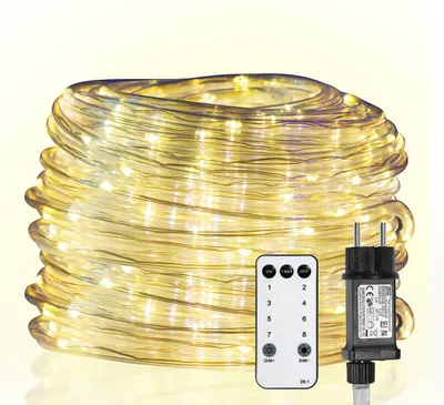 Produktbild von Peviasot 10m LED Lichtschlauch  Innen,LED Schlauch,Partylicht Dekobeleuchtung Weihnachten,WarmWeiß