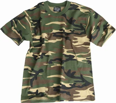 Produktbild von MIL-TEC T-Shirt KIDS woodland Tarnshirt Kinder Army Military Shirt Boys & Girls XXL