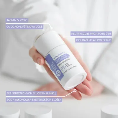 Obrázek produktu pro Soaphoria Dermacare 24h Organický deodorant Jasmín a rybíz 75 ml