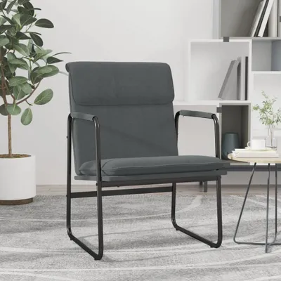 Produktbild von The Living Store Loungesessel Dunkelgrau 55x64x80 cm Stoff