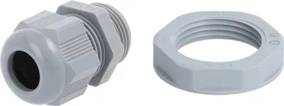 Produktbild von STEX24 PA Verschraubung mit Gegenmutter - STEX24 Eigenmarke PG13,5x1,41 VPE 1 Polyamid (PA) Gewindelänge 9,0mm - 1