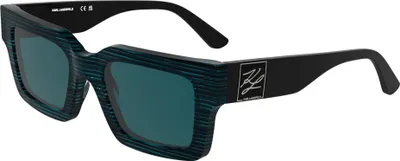 Produktbild von Karl Lagerfeld KL6182S Striped blue 51/20/140 Uni Sonnenbrillen