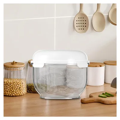 Produktbild von Teigproofing-Behälter mit Deckel - Antihaft-Teiglagerbox für Gärung und Fermentation | Lebensmittelorganizer für das Brotbacken | Stapelbare, langlebige Backbox
