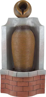 Produktbild von Agora-Tec® Gartenbrunnen "AMPHORA" Wasserspiel & Zimmerbrunnen mit LED Beleuchtung