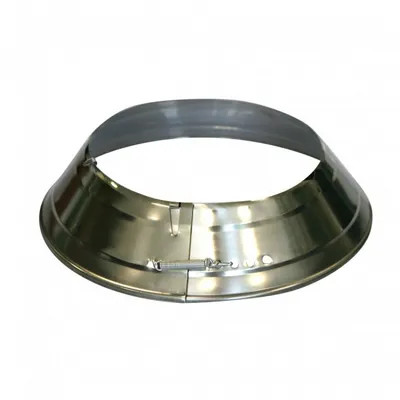 Produktbild von Ofenrohrrosetten vernickelt 135-165 mm