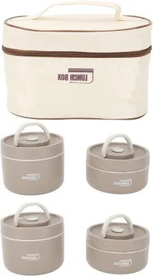 Produktbild von Isolierter Lunchbox aus Edelstahl für Schulklassen - Thermisches Fach, leckgeschützte Lunchbox
