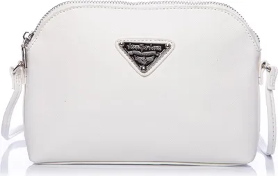 Produktbild von Jennifer Jones Damen Abendtasche Kunstleder mit Reißverschluss Weiß