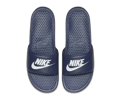 Produktbild von Nike Benassi JDI Just Do It Badeschuhe Slide verschiedene Farben, Farbe:blau, Schuhgröße:EUR 42.5