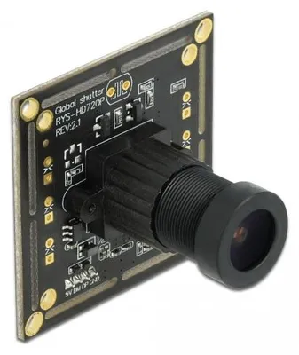Obrázok produktu pre DeLOCK 96397, 0,92 MP, 25,4 / 4 mm (1 / 4"), Auto, 1280 x 720 px, 120 fps, 160 x 120, 1280 x 720 (HD 720)