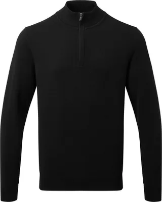 Produktbild von Asquith & Fox - Sweatshirt, Mit Reißverschluss für Herren RW6640 (XXL) (Schwarz)