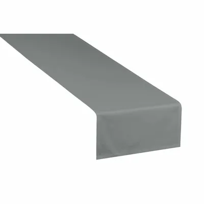 Produktbild von TOM TAILOR Blickdichter Tischläufer DOVE Stahlgrau 50 x 150 cm