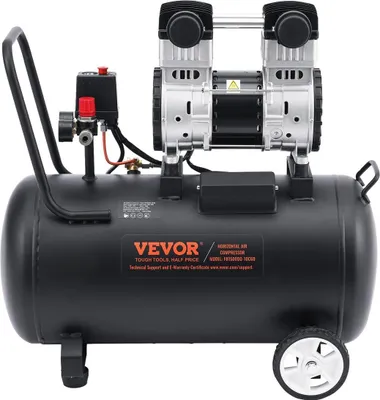 Immagine prodotto di Compressore d'aria compressore portatile compatto senza olio 15 galloni 90 PSI