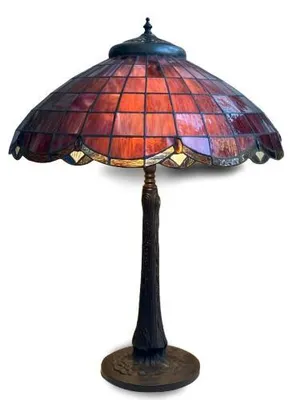 Immagine prodotto di Lampada da salotto Tiffany Slim, collezione RUBY, intima, Ø51*72