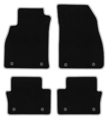 Immagine prodotto di Tappetini in velluto Nero/Argento per Opel Insignia A FL 2013-2017 Set 4 pezzi
