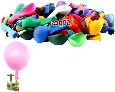 Produktbild von Luftballon Spielzeugauto Set 50 Stück Umweltfreundlich Wiederverwendbar