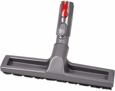 A vacuum cleaner brush head attachment is shown against a white background.