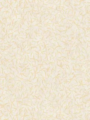 Produktbild von Vliestapete mit Zweigen und Blüten – Creme, Beige, Gelb