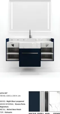 Obrázek produktu pro Schwarz Badezimmer Waschbecken Armaturen Badezimmer Möbel Italien Stil