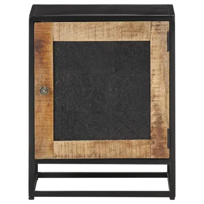 Zdjęcie produktu dla vidaXL Stolik nocny 40x30x50 cm Surowe drewno mango