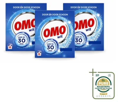 Produktbild von 3 x OMO Vollwaschmittel für weiße Wäsche - Vorratspackung - 3 Stücke
