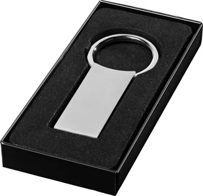 Immagine prodotto di Portachiavi Omar, rettangolare PF1089 (4,5 x 2 x 0,5 cm) (argento)
