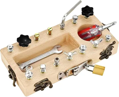 Image de Jeu Montessori en bois pour enfants de 3 à 4 ans - Jouet éducatif