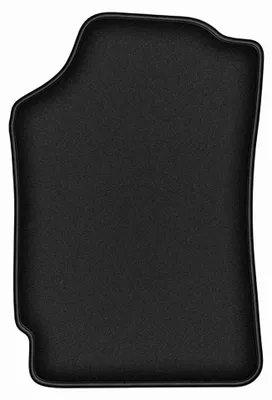 Produktbild von Fahrermatte Velours für Skoda Felicia 1994-2001 (Schrägheck/Kombi) – 1-tlg, Schwarz, passgenau – Wielganizator DURBAN