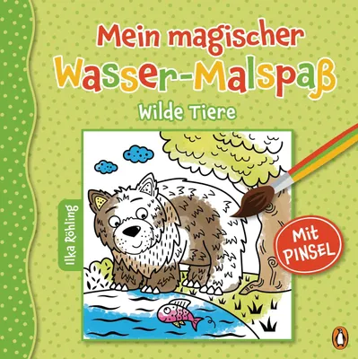 Produktbild von Mein magischer Wasser-Malspaß - Wilde Tiere